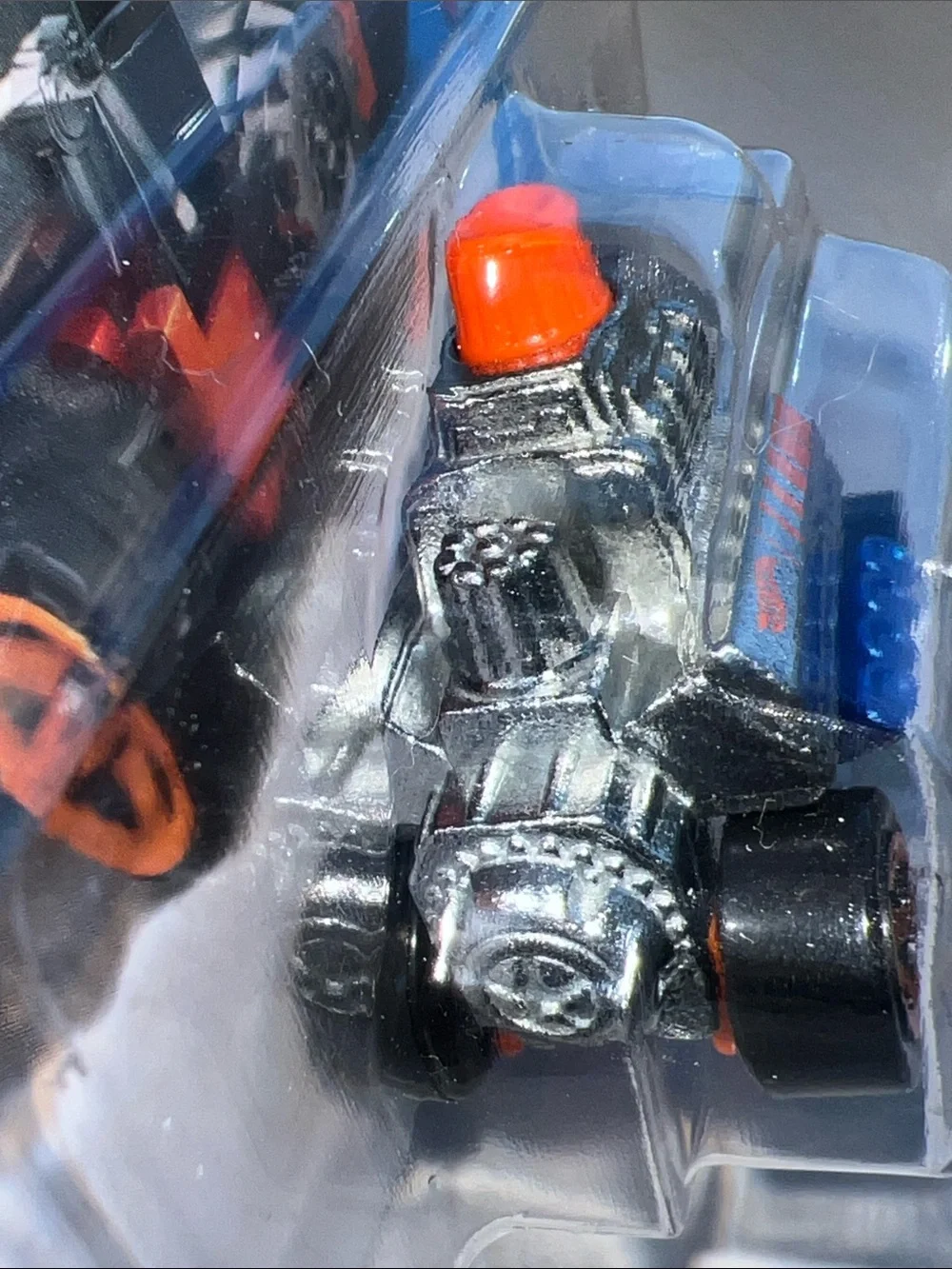 Click Shift Hot Wheels - Silver, Blue & Orange